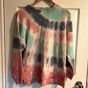 American Eagle Oversized Tie-Die Sweatshirt